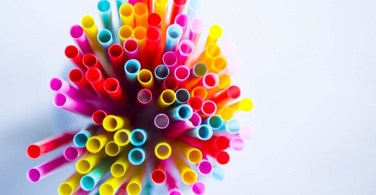 colorful straws