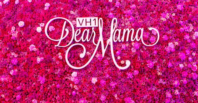 Floral wall for VH1 Dear Mama show