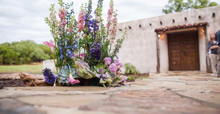 Floral for Texas Hill Country wedding