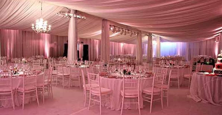 Beautiful room created in a warehouse by Bob Gail Special Events