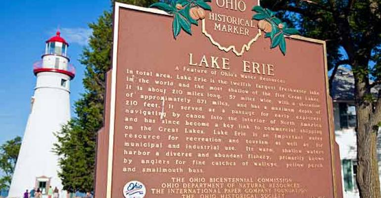 Lake Erie Historic Marker