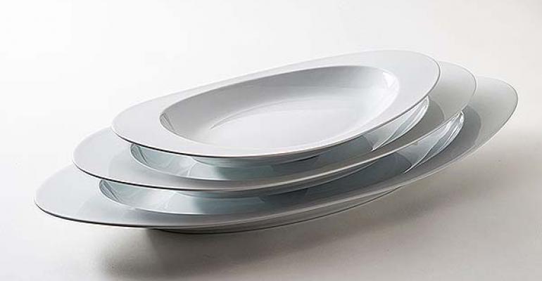Corby Hall oval platters
