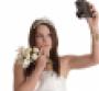 Budget bride takes her own photo