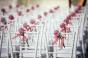 Rows of wedding chairs