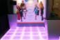 Glowing LED modular dance floor from Brumark