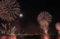 Fireworks over New York Harbor for Independence Day